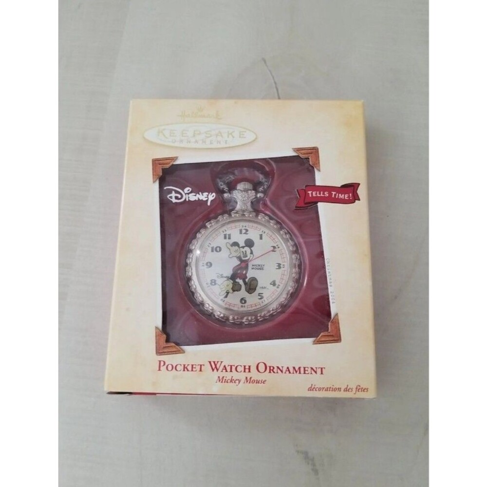 Hallmark "Disney's Mickey Mouse" Pocket Watch (2004). Watch is not working